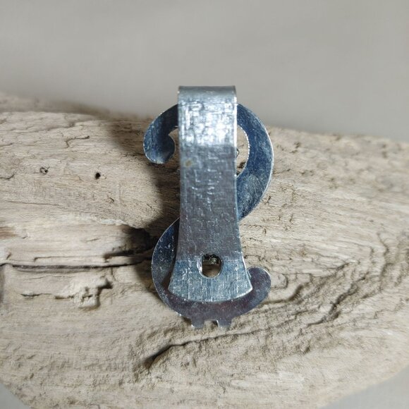 Money Clip New Orleans Souvenir Vintage Dollar Sign Cowboy Design Silver Tone - Picture 8 of 10